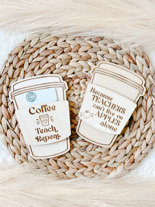 Teacher Appreciation Gift Card Holder